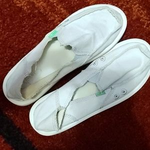 Sanuk Vegan recycled material slide-on
